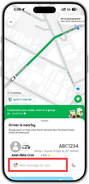 Grab Feedback In App Grab Help Centre
