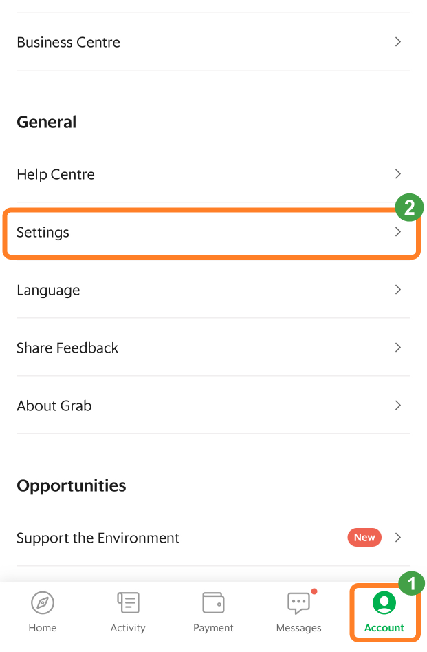 Grab Help Centre